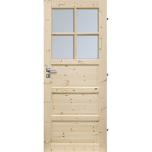 Dřevěné dveře MANCHESTER 4S (Kvalita B)