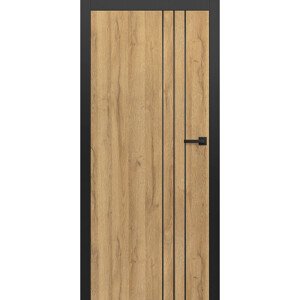 Interiérové dveře Intersie Lux Černá 203 - Výška 210 cm