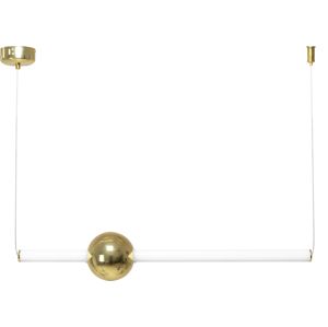 Závěsná stropní lampa LED bílo-zlatá APP478-CP