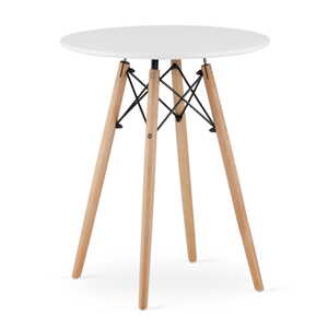 Stůl TODI okrouhlý 60cm - bílý