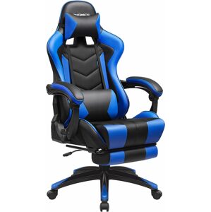 Ergonomická kancelářská židle černo-modrá
