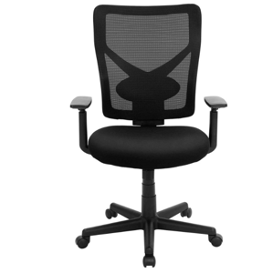 Kancelářská židle síťovaná opěrka černá OBN36BK